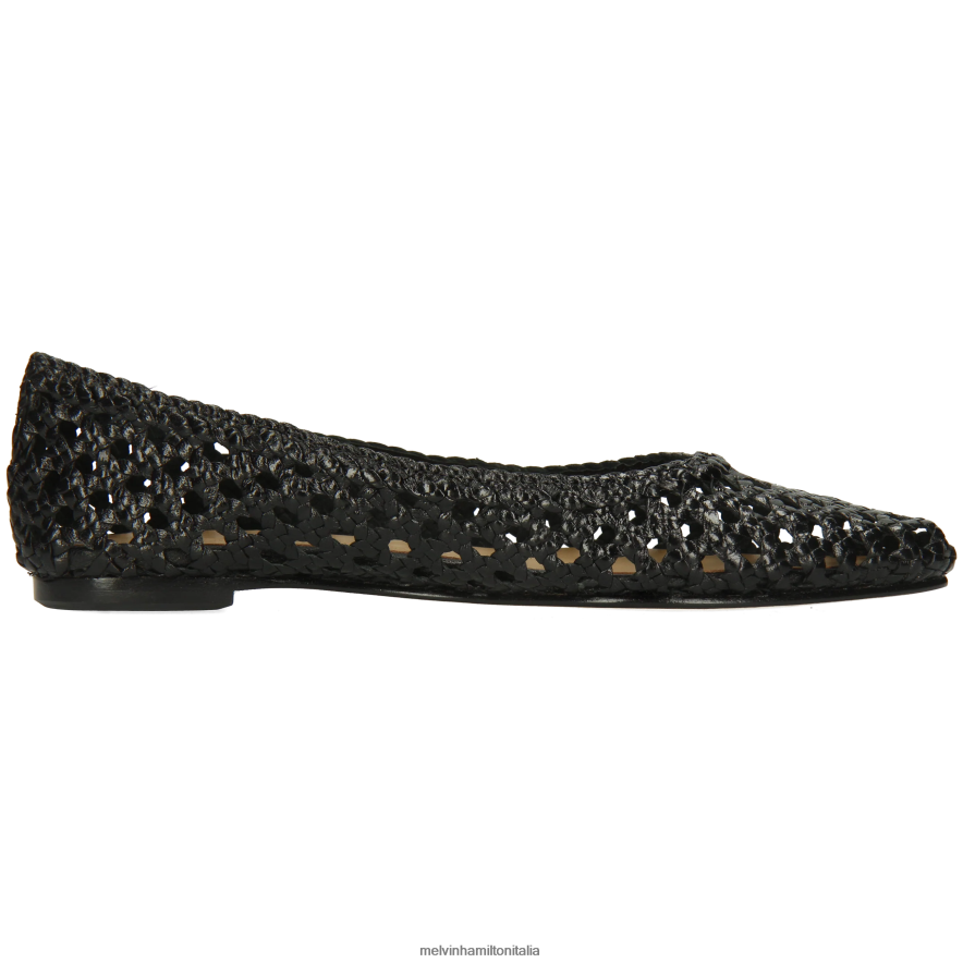 esso Melvin & Hamilton donne alexa16 nero ballerine L80P2P1957