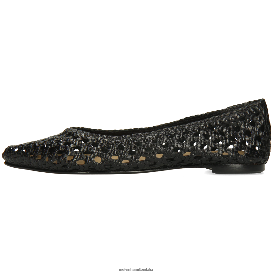 esso Melvin & Hamilton donne alexa16 nero ballerine L80P2P1957