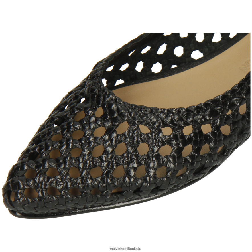 esso Melvin & Hamilton donne alexa16 nero ballerine L80P2P1957