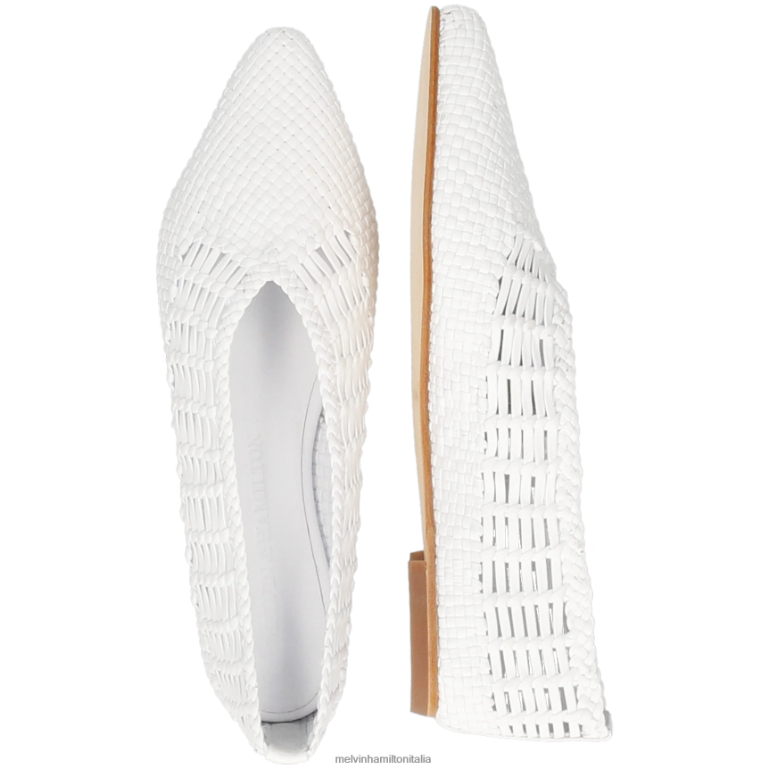 esso Melvin & Hamilton donne alexa 40 bianco ballerine DLT2BB1976