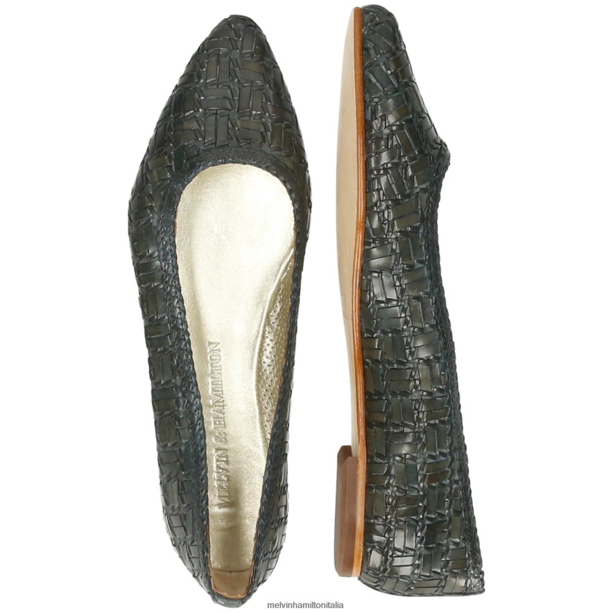 esso Melvin & Hamilton donne alexa 45 cachi ballerine L80P2P1954