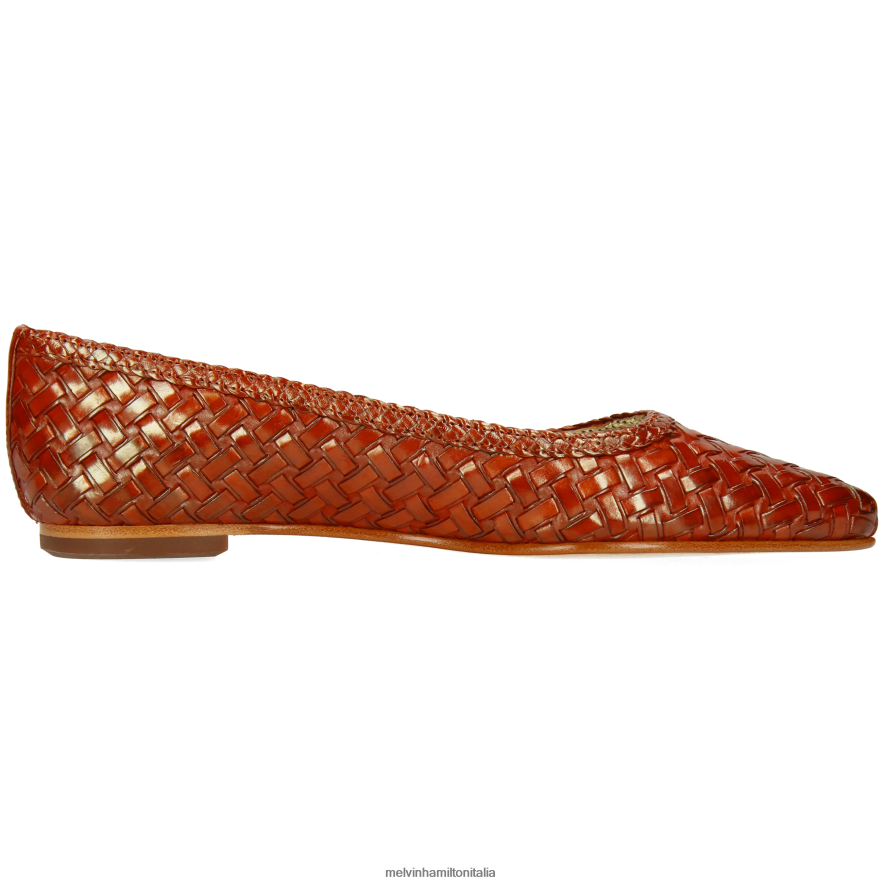 esso Melvin & Hamilton donne alexa 46 arancia ballerine L80P2P1955
