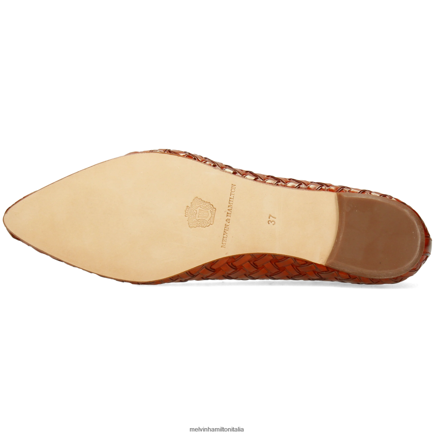 esso Melvin & Hamilton donne alexa 46 arancia ballerine L80P2P1955