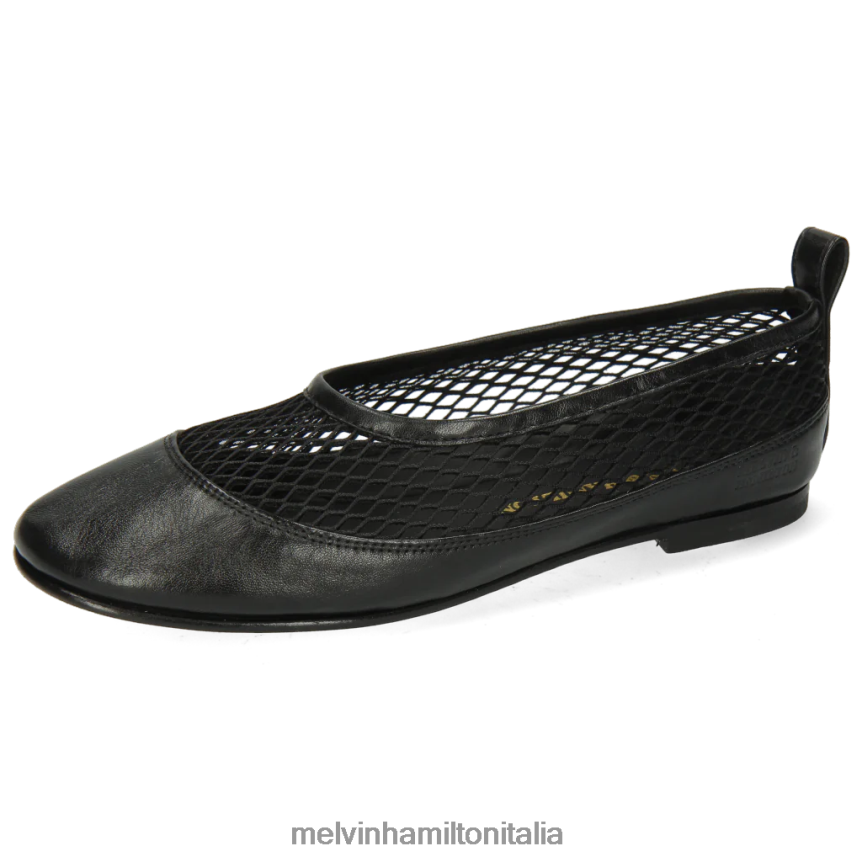 esso Melvin & Hamilton donne iride 14 nero ballerine DLT2BB1977