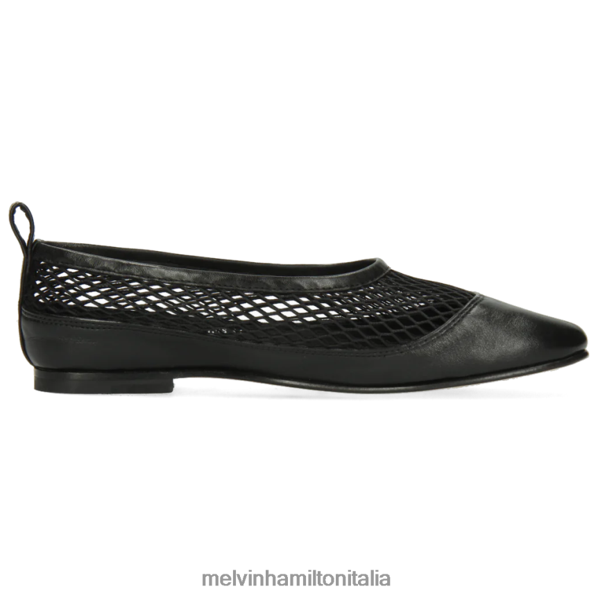 esso Melvin & Hamilton donne iride 14 nero ballerine DLT2BB1977