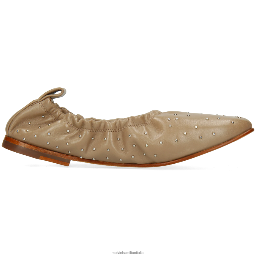 esso Melvin & Hamilton donne iride 7 beige ballerine DLT2BB1949