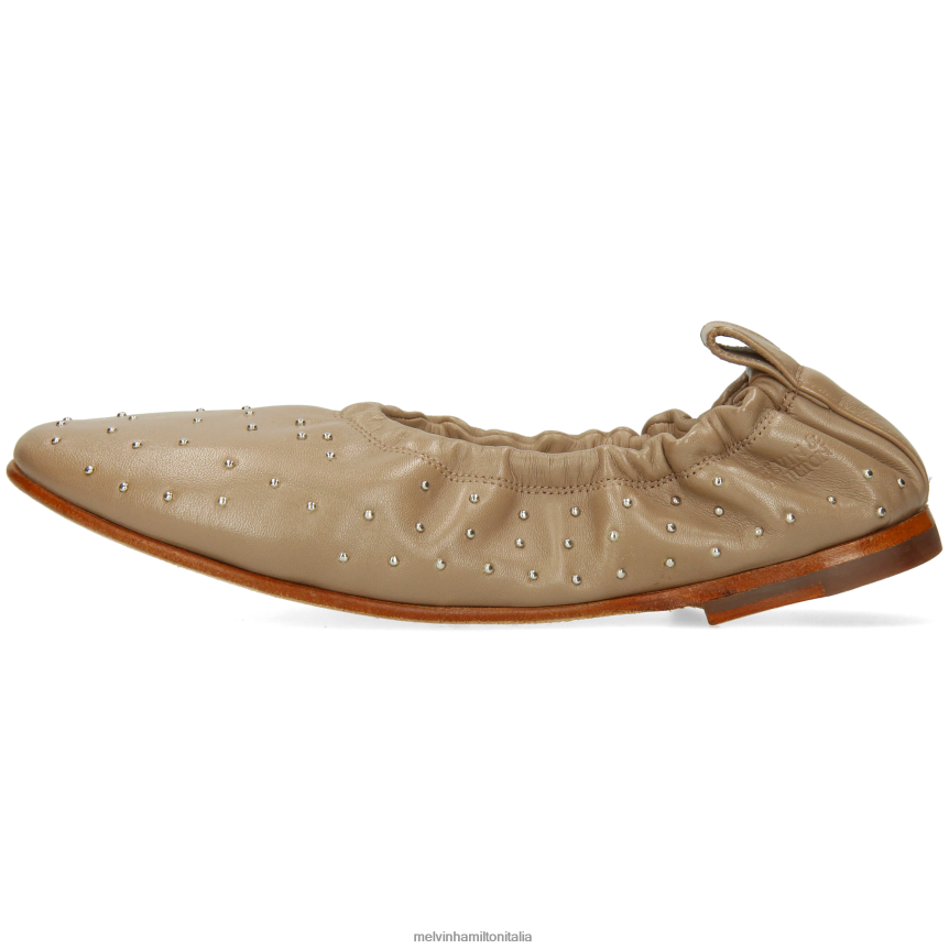 esso Melvin & Hamilton donne iride 7 beige ballerine DLT2BB1949