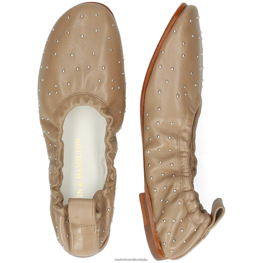 esso Melvin & Hamilton donne iride 7 beige ballerine DLT2BB1949