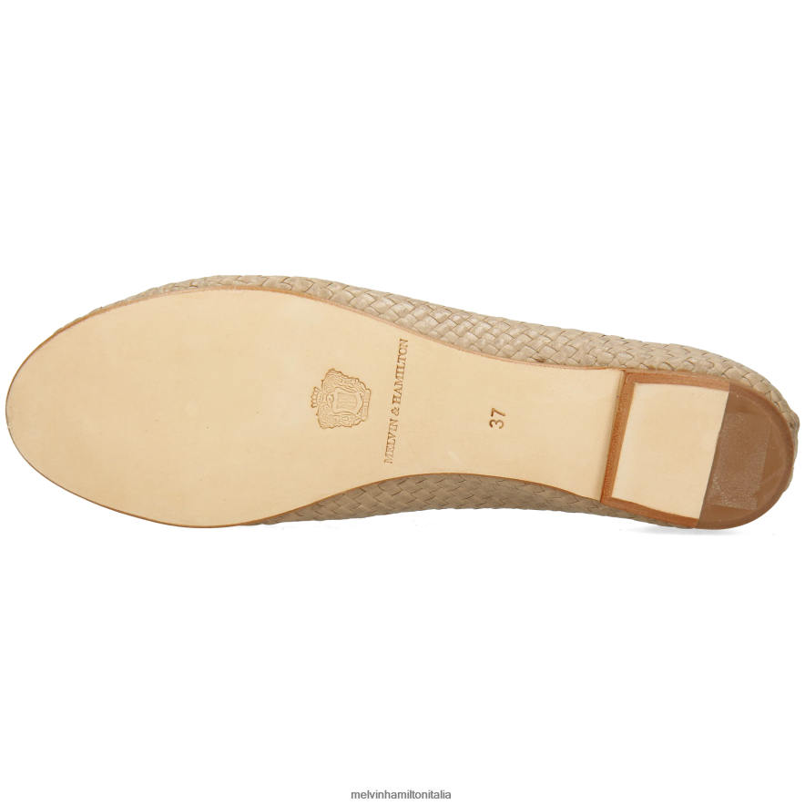 esso Melvin & Hamilton donne kata 5 beige ballerine L80P2P1961