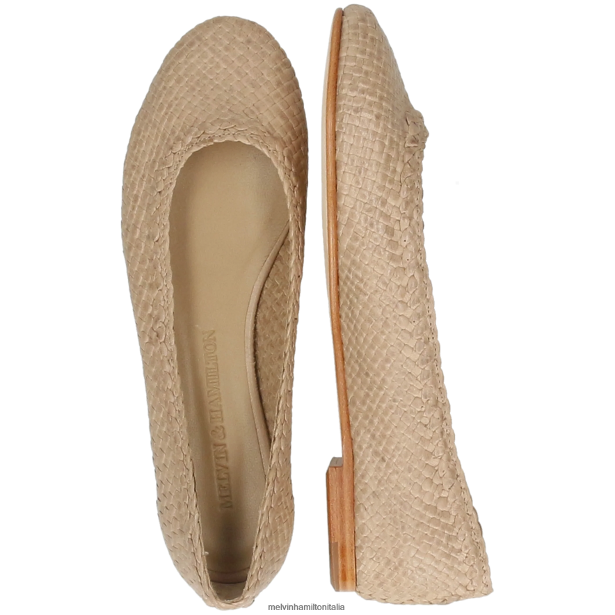 esso Melvin & Hamilton donne kata 5 beige ballerine L80P2P1961