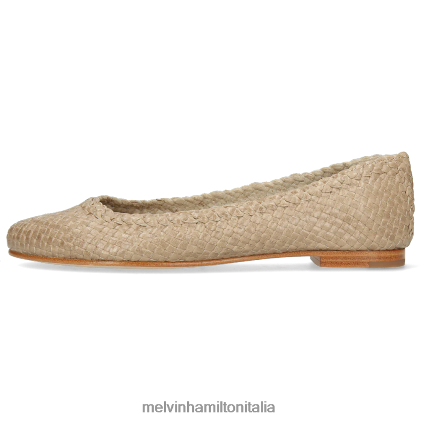 esso Melvin & Hamilton donne kata 5 grigio ballerine DLT2BB1973