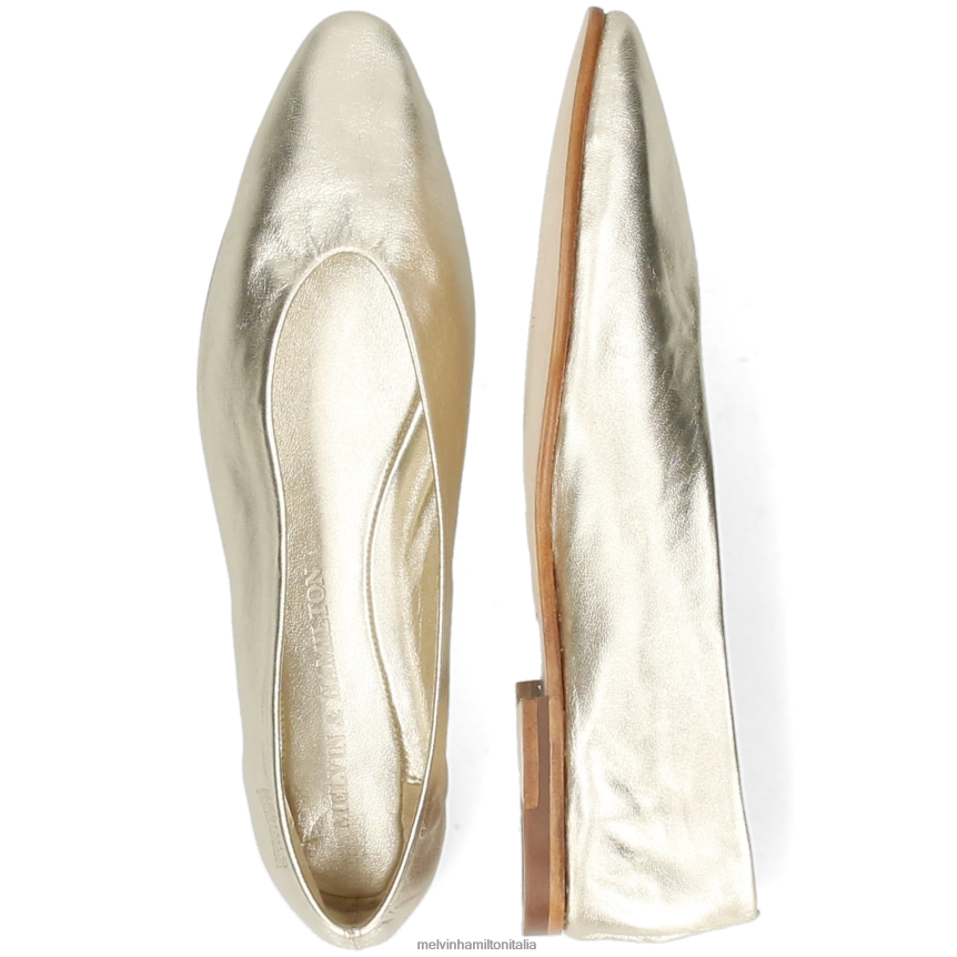 esso Melvin & Hamilton donne mira 1 oro ballerine DLT2BB1969