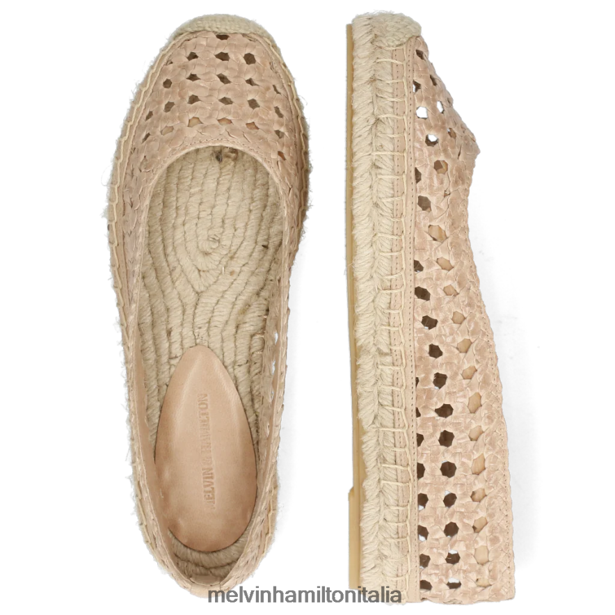 esso Melvin & Hamilton donne bre 1 beige espadrillas L80P2P1886