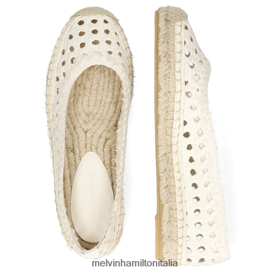 esso Melvin & Hamilton donne bre 1 bianco espadrillas L80P2P1887