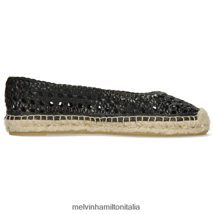 esso Melvin & Hamilton donne bre 1 nero espadrillas L80P2P1888