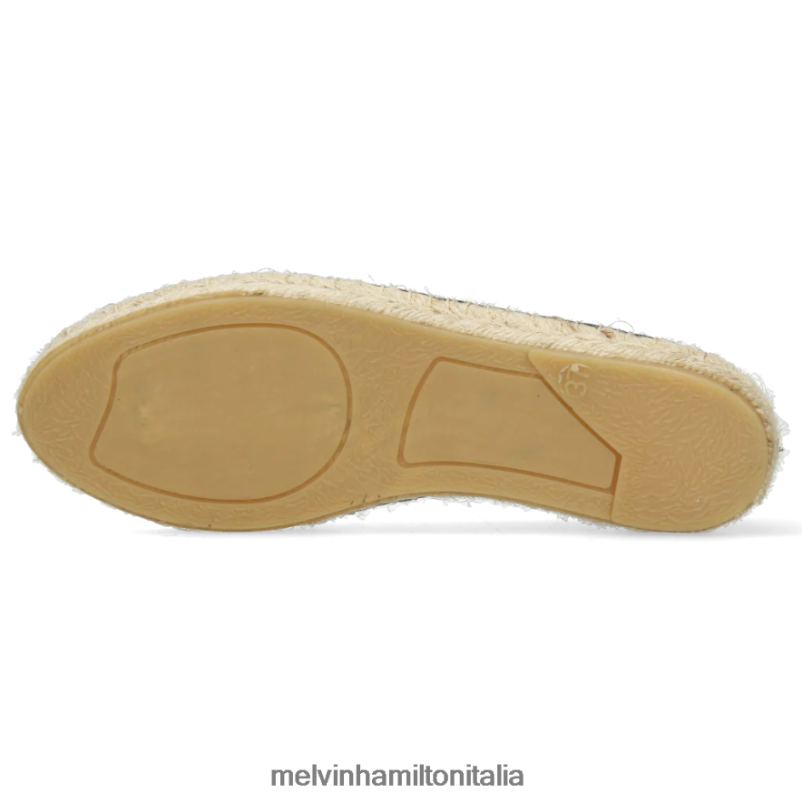 esso Melvin & Hamilton donne bre 1 nero espadrillas L80P2P1888