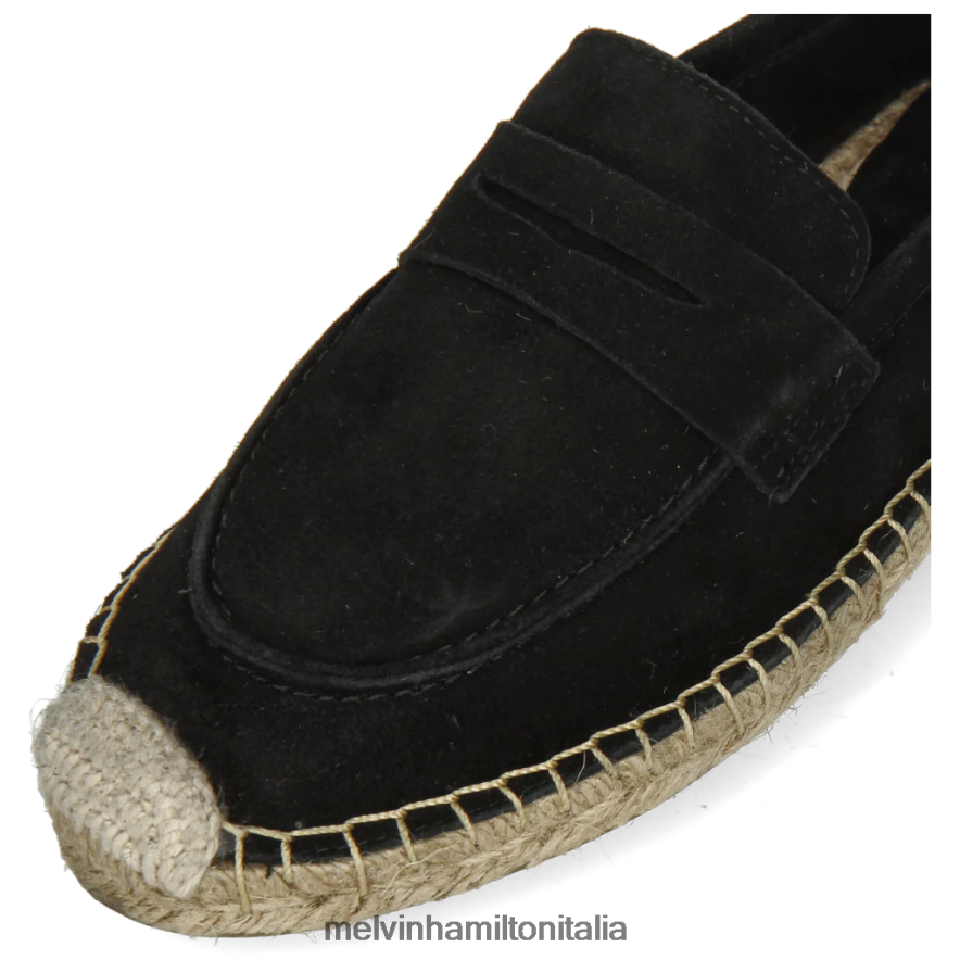 esso Melvin & Hamilton donne bre 2 nero espadrillas L80P2P1880