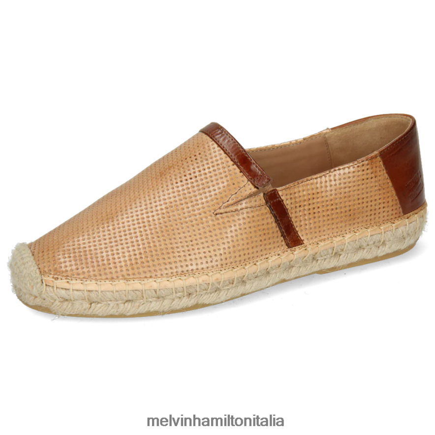 esso Melvin & Hamilton donne bre 3 Marrone chiaro espadrillas L80P2P1890
