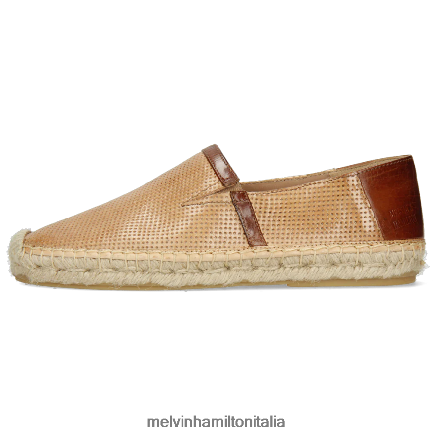 esso Melvin & Hamilton donne bre 3 Marrone chiaro espadrillas L80P2P1890