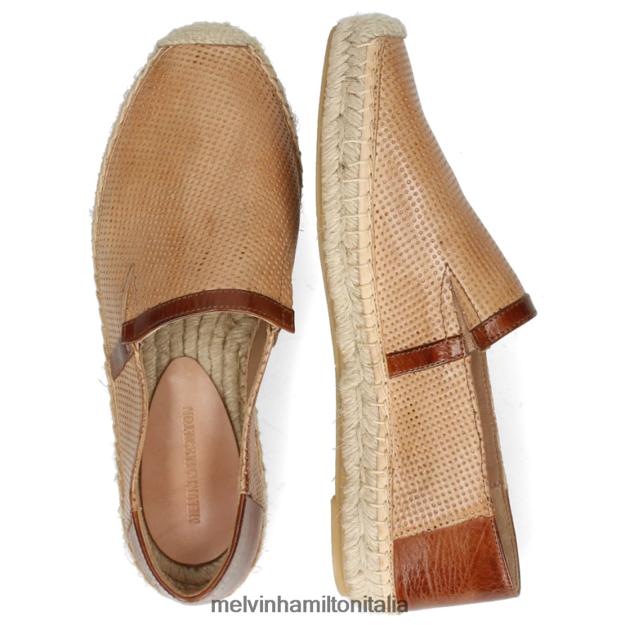 esso Melvin & Hamilton donne bre 3 Marrone chiaro espadrillas L80P2P1890