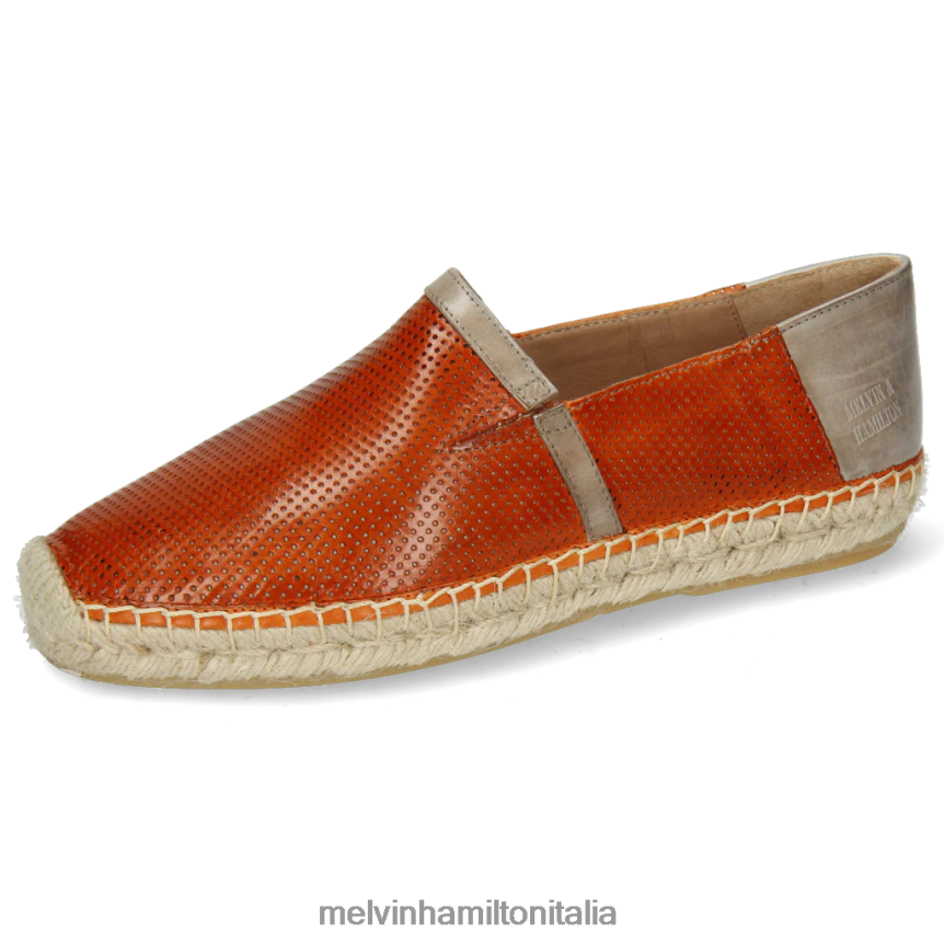 esso Melvin & Hamilton donne bre 3 arancia espadrillas DLT2BB1891