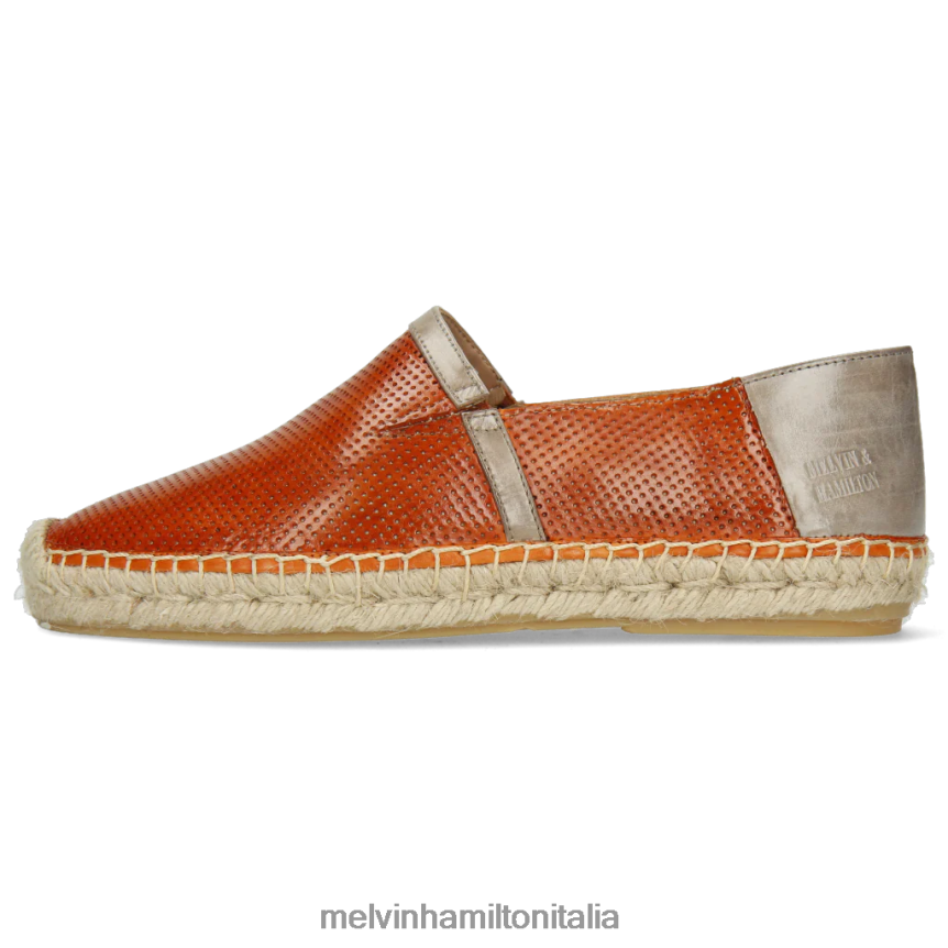 esso Melvin & Hamilton donne bre 3 arancia espadrillas DLT2BB1891