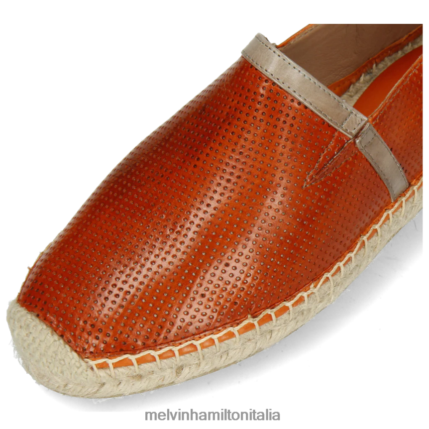 esso Melvin & Hamilton donne bre 3 arancia espadrillas DLT2BB1891