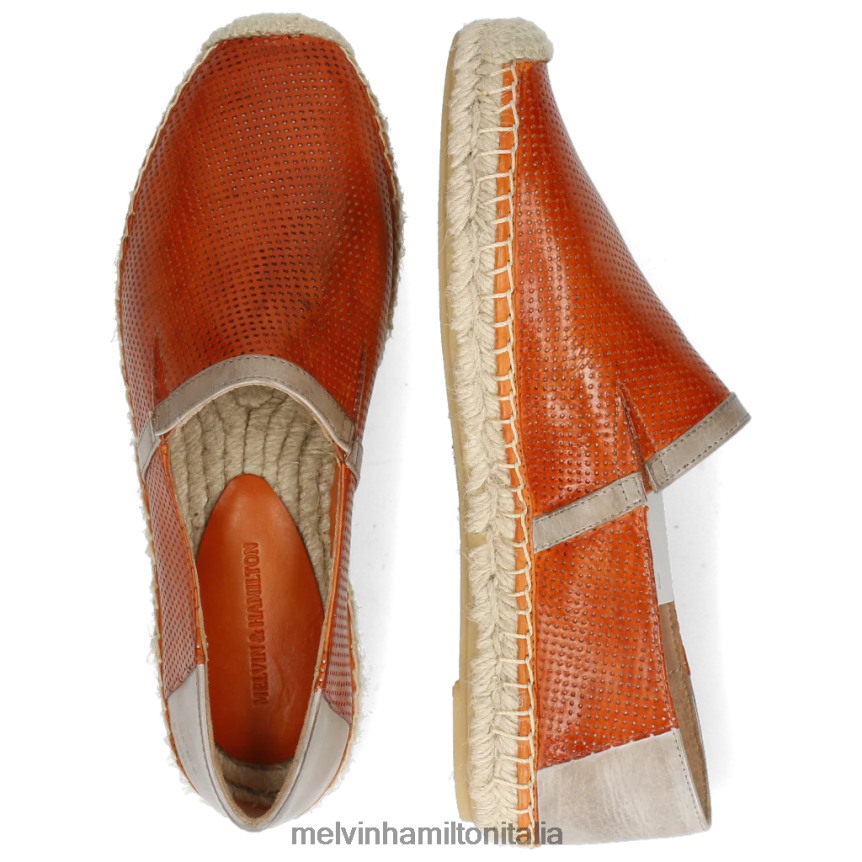 esso Melvin & Hamilton donne bre 3 arancia espadrillas DLT2BB1891