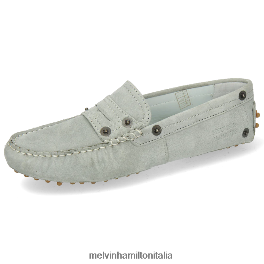 esso Melvin & Hamilton donne Carolina 1 blu mocassini L80P2P1429
