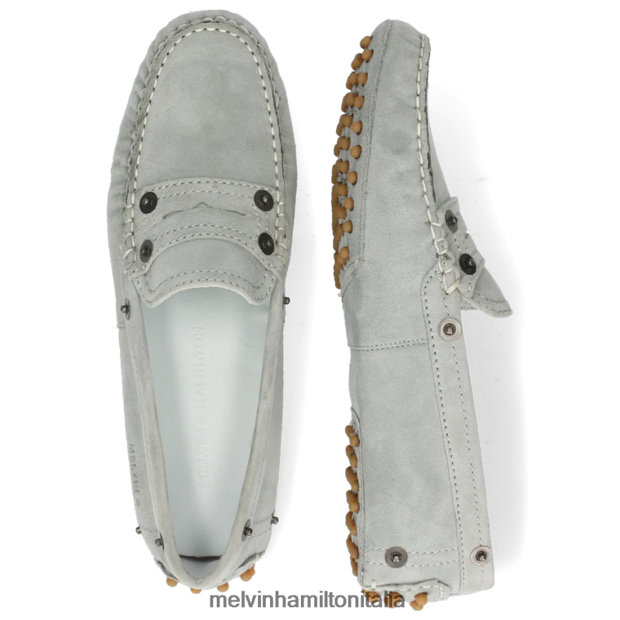 esso Melvin & Hamilton donne Carolina 1 blu mocassini L80P2P1429