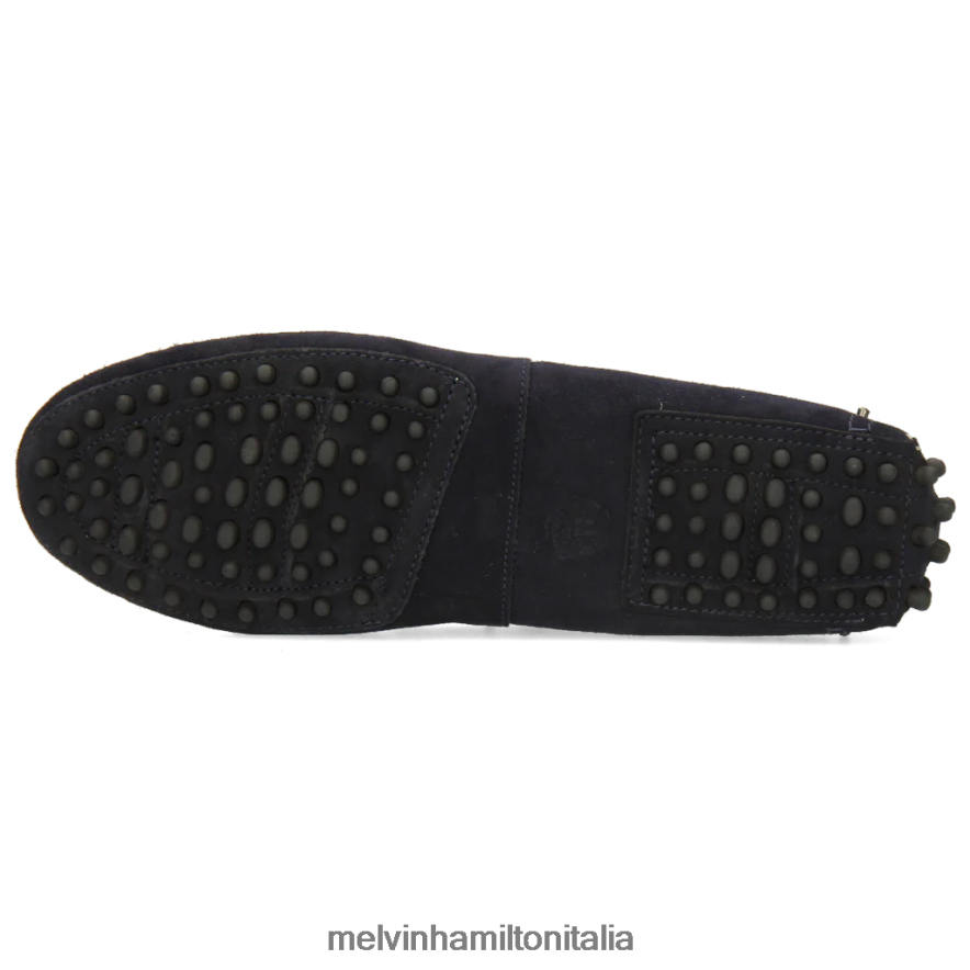 esso Melvin & Hamilton donne Carolina 1 blu mocassini L80P2P1436