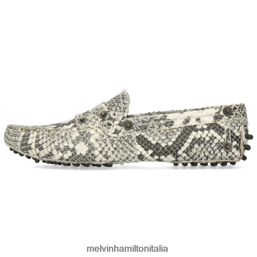 esso Melvin & Hamilton donne Carolina 1 grigio mocassini L80P2P1437