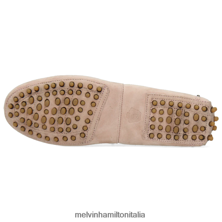 esso Melvin & Hamilton donne Carolina 1 rosa mocassini L80P2P1451