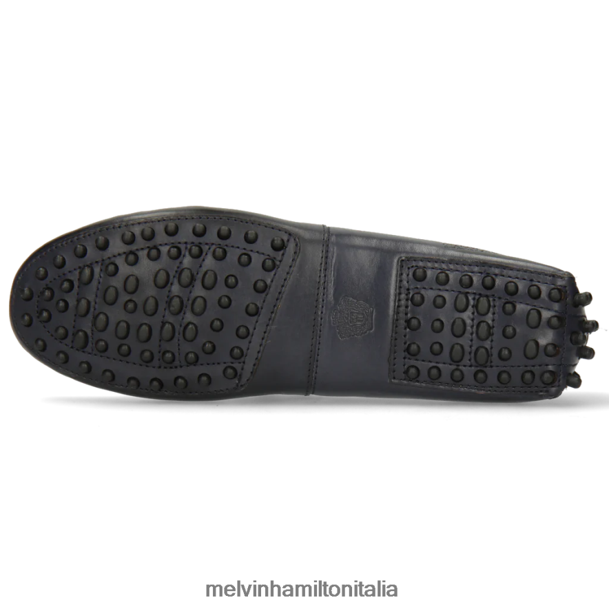 esso Melvin & Hamilton donne Carolina 8 blu mocassini L80P2P1435