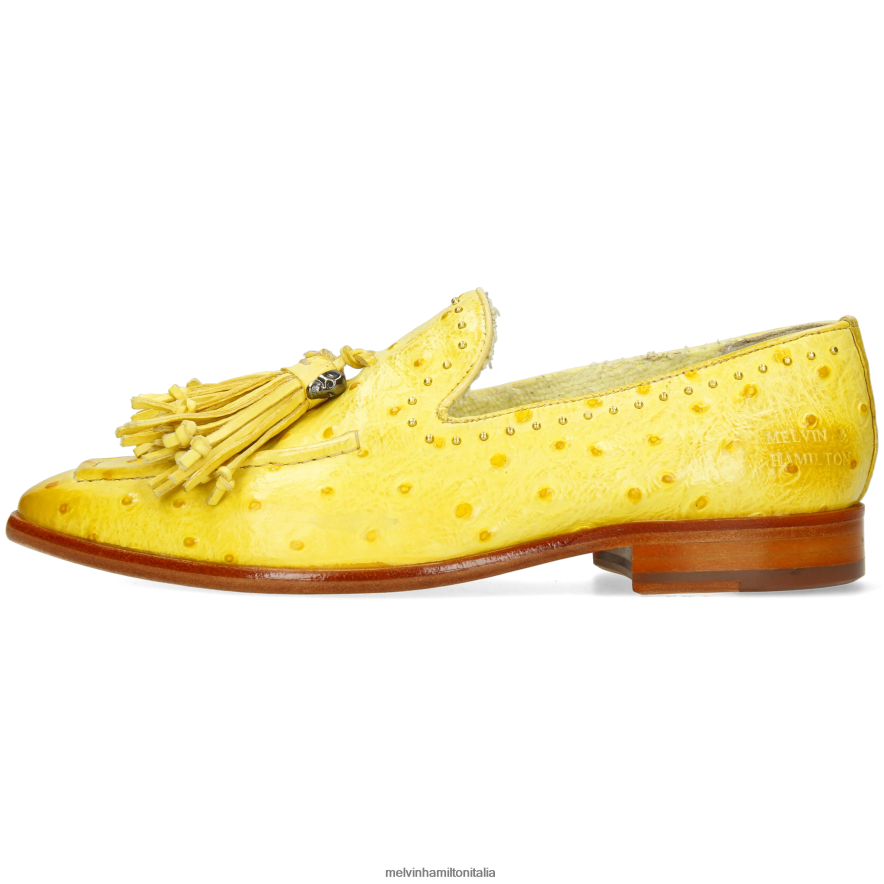 esso Melvin & Hamilton donne Emma 11 giallo mocassini L80P2P1341
