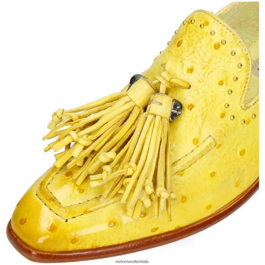 esso Melvin & Hamilton donne Emma 11 giallo mocassini L80P2P1341