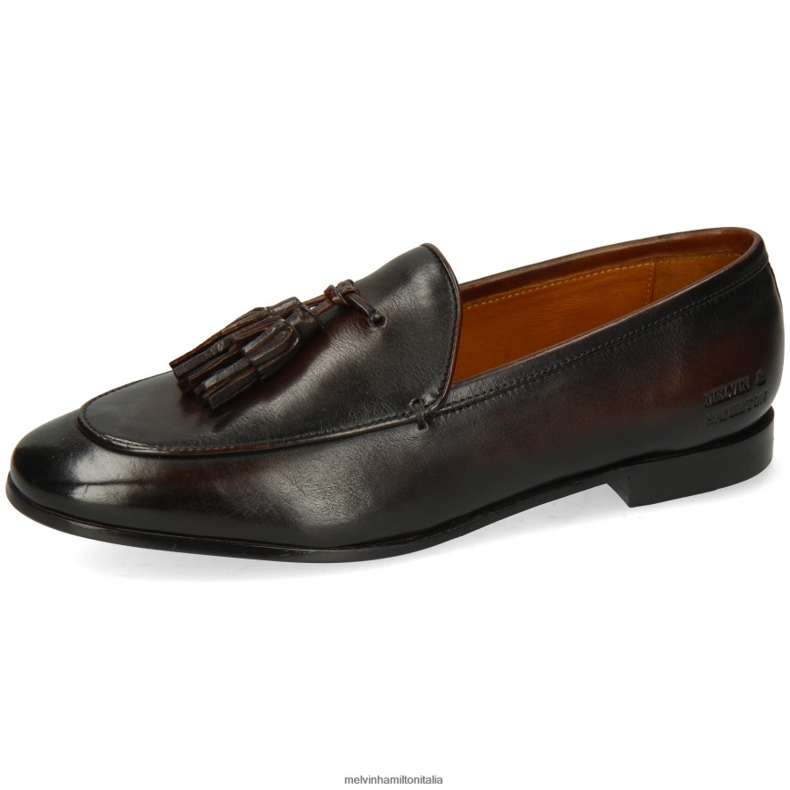 esso Melvin & Hamilton donne Scarlett 64 grigio mocassini L80P2P1407