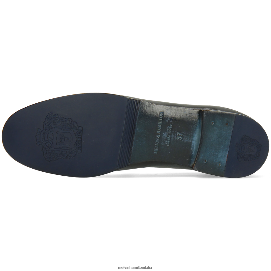 esso Melvin & Hamilton donne Scarlett 64 grigio mocassini L80P2P1407