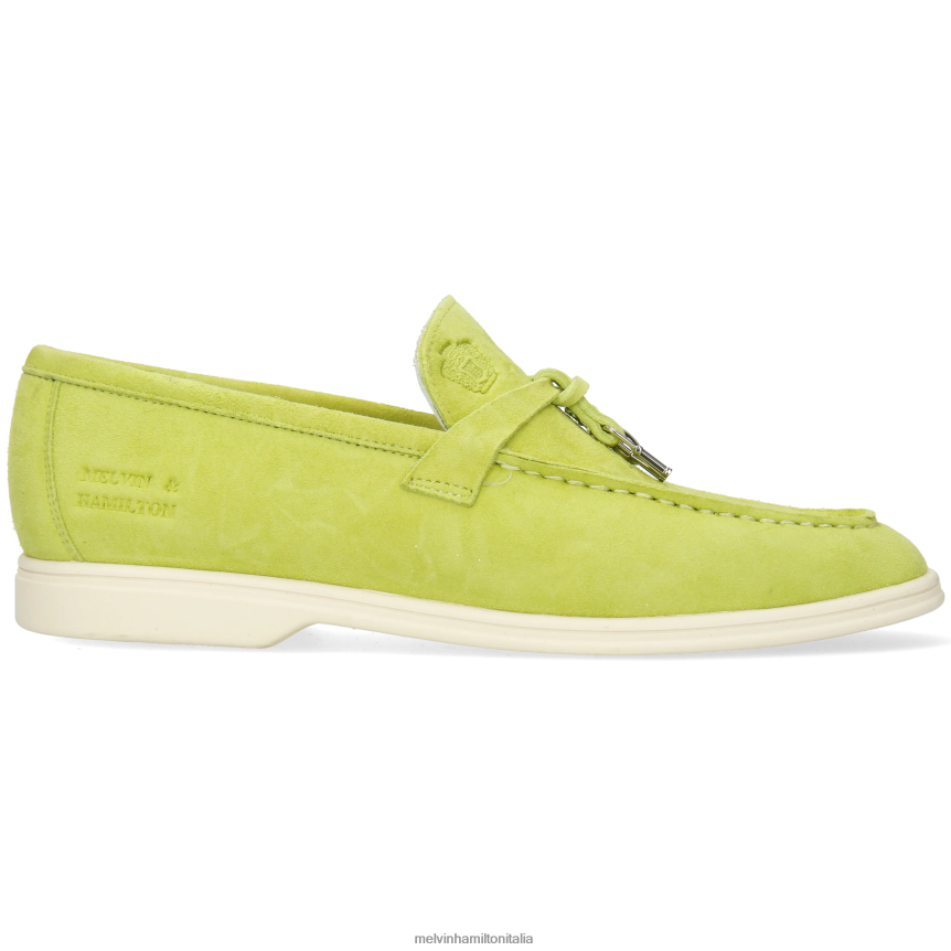esso Melvin & Hamilton donne adley 3 verde mocassini DLT2BB1333