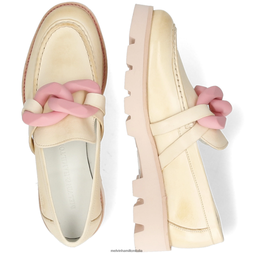 esso Melvin & Hamilton donne giada 32 beige mocassini L80P2P1411