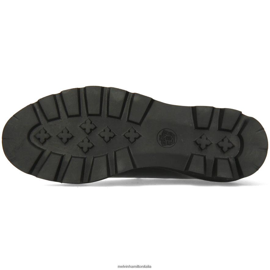 esso Melvin & Hamilton donne giada 39 nero mocassini L80P2P1406