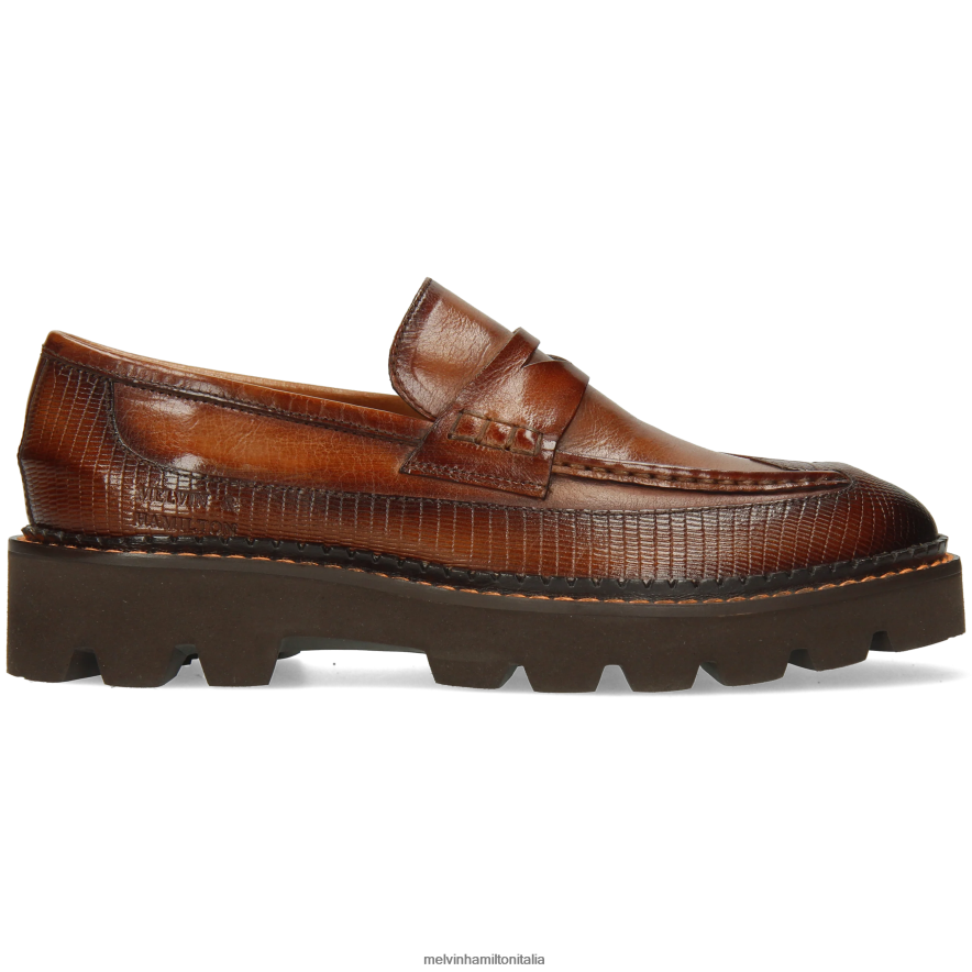 esso Melvin & Hamilton donne giada 43 marrone mocassini L80P2P1415