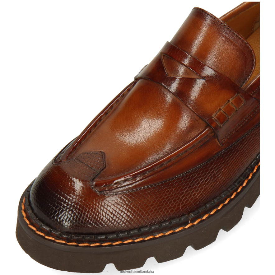 esso Melvin & Hamilton donne giada 43 marrone mocassini L80P2P1415