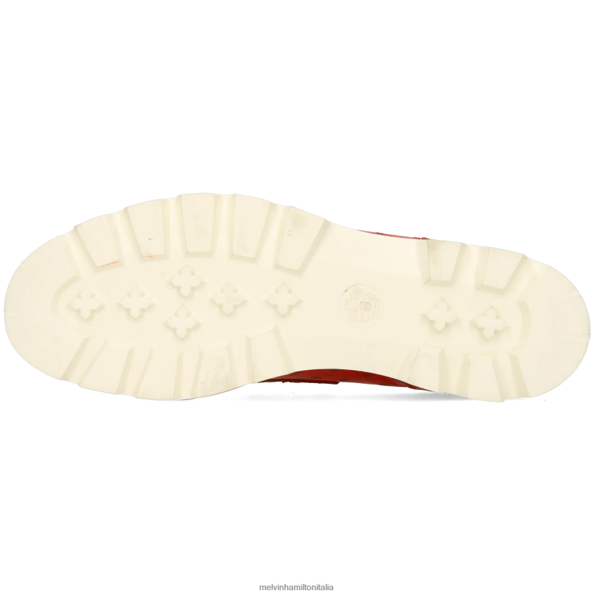 esso Melvin & Hamilton donne giada 44 rosso mocassini DLT2BB1349