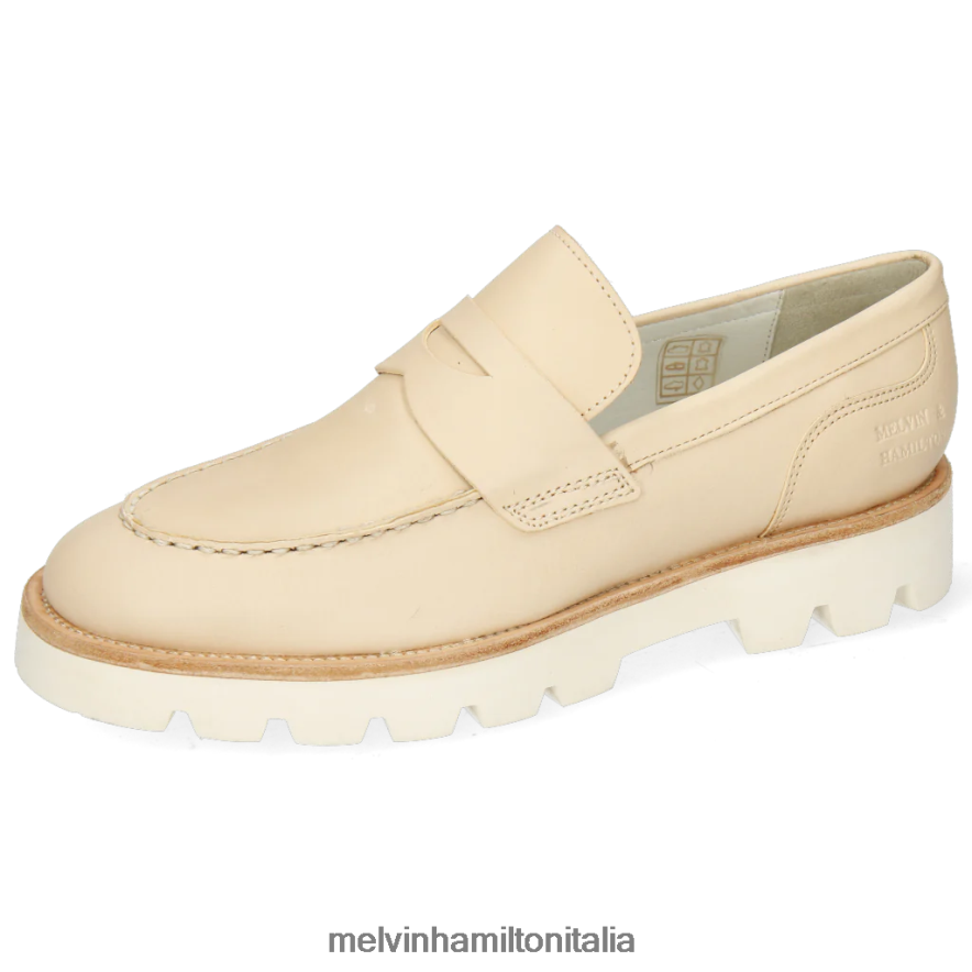 esso Melvin & Hamilton donne giada 4 beige mocassini L80P2P1454