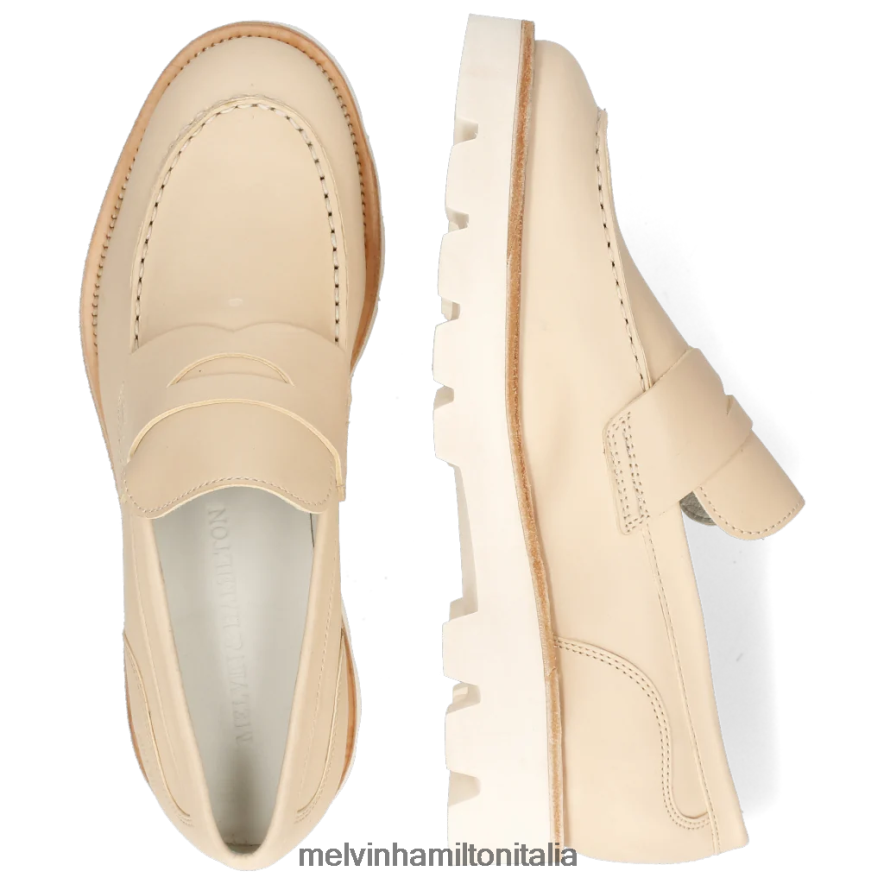 esso Melvin & Hamilton donne giada 4 beige mocassini L80P2P1454