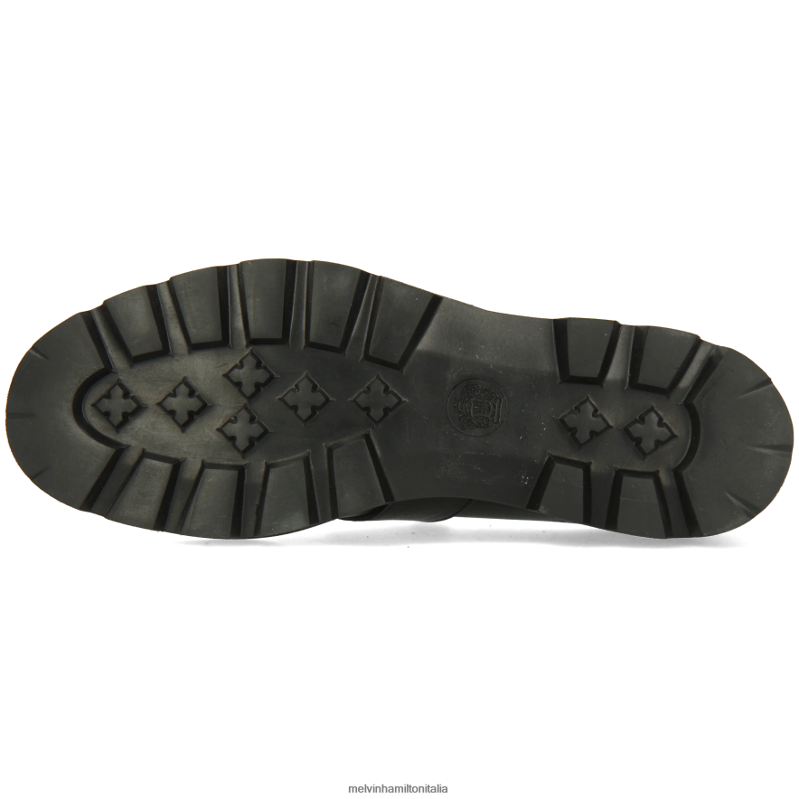 esso Melvin & Hamilton donne giada 53 nero mocassini L80P2P1346