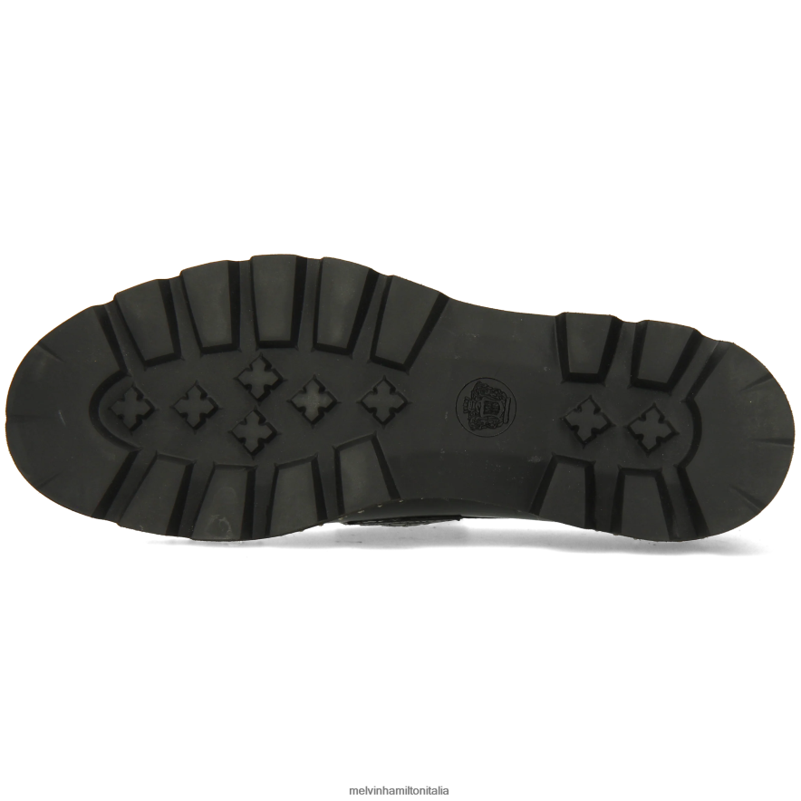 esso Melvin & Hamilton donne giada 55 nero mocassini L80P2P1386