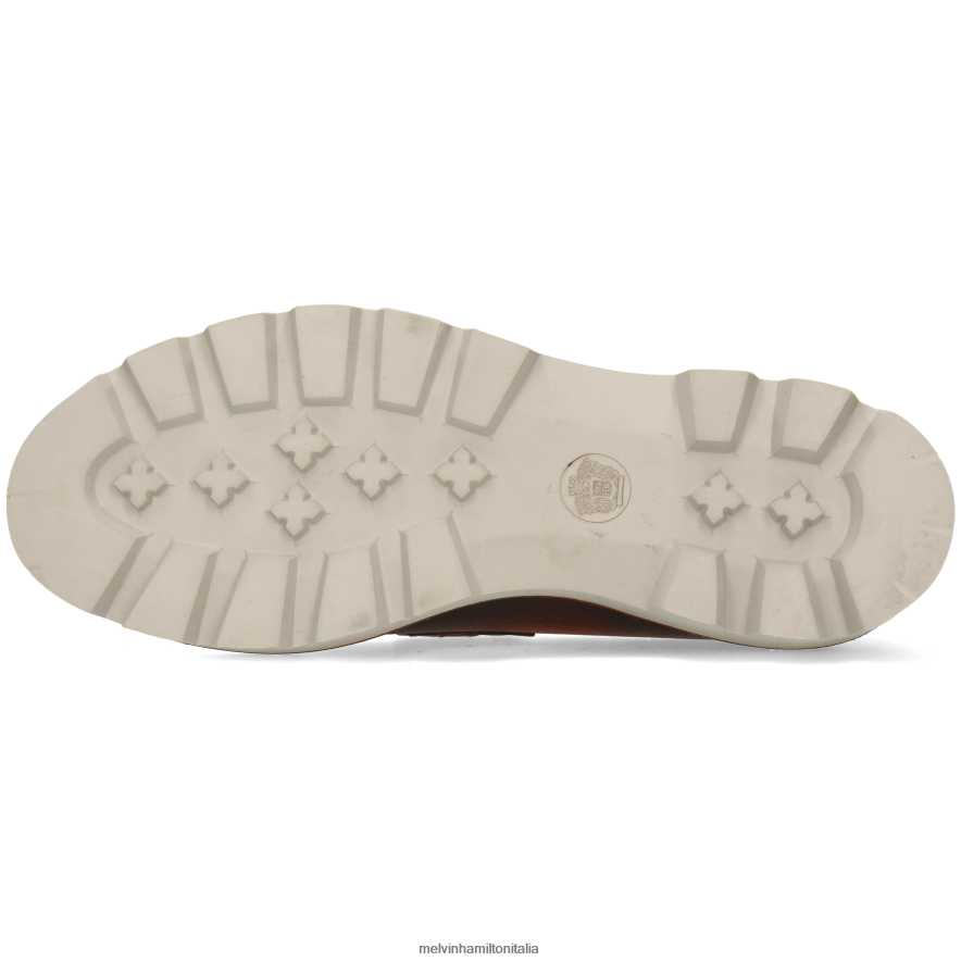 esso Melvin & Hamilton donne giada 6 arancia mocassini L80P2P1394