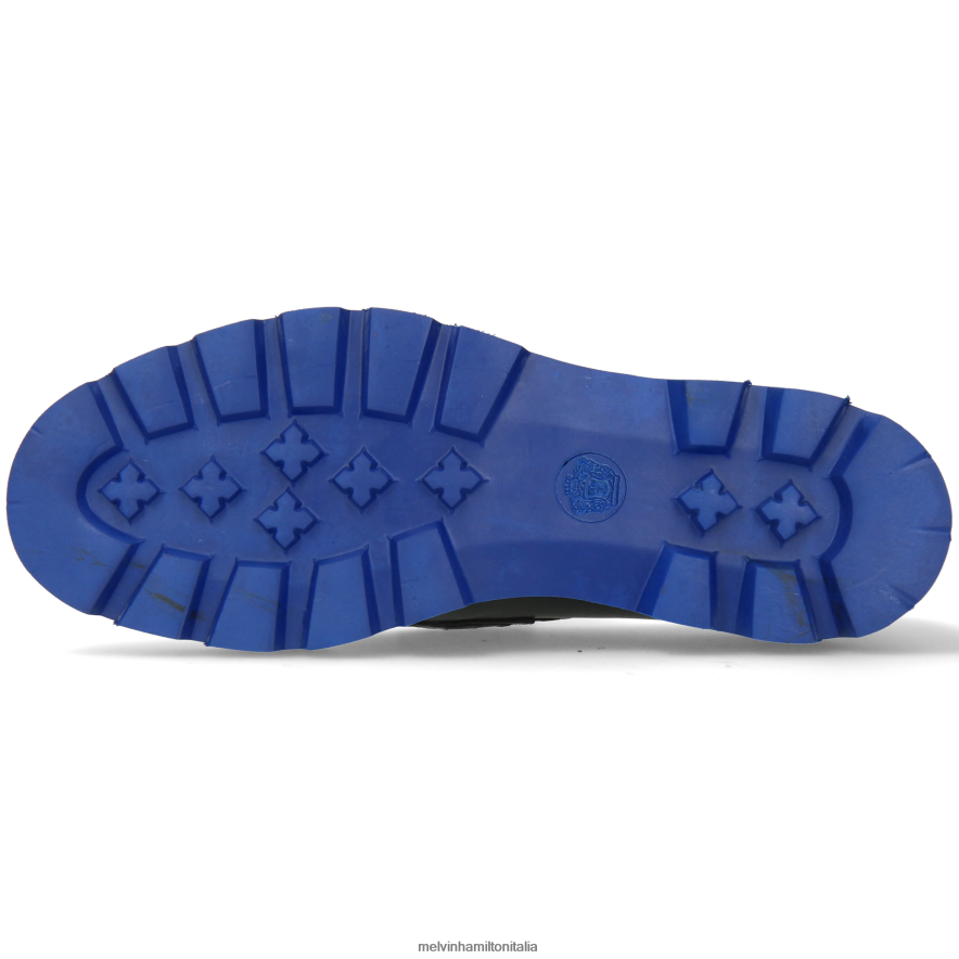 esso Melvin & Hamilton donne giada 6 nero mocassini L80P2P1391